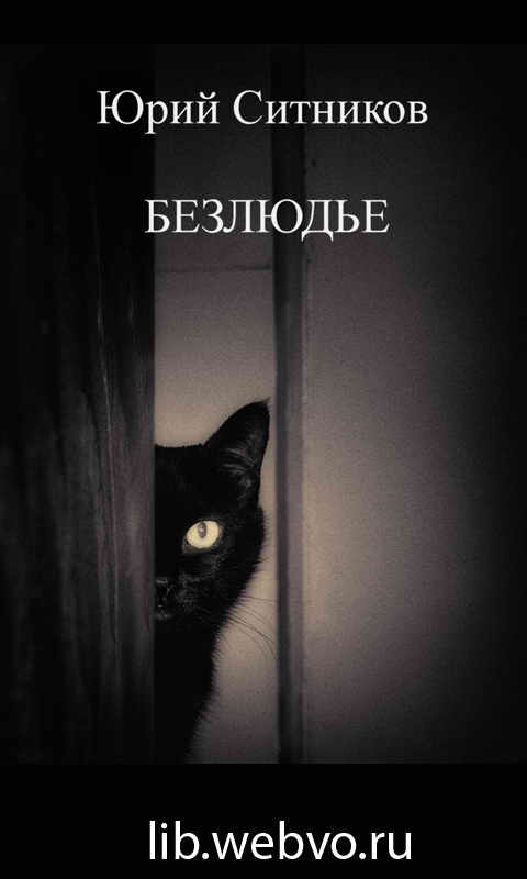 Юрий Ситников, Безлюдье, обложка бесплатной электронной книги