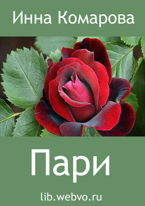Инна Комарова, Пари, обложка бесплатной электронной книги